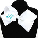 12 Pack Monogrammable Hair Bows - MiMi Wholesale