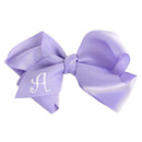 12 Pack Monogrammable Hair Bows - MiMi Wholesale