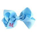 12 Pack Monogrammable Hair Bows - MiMi Wholesale