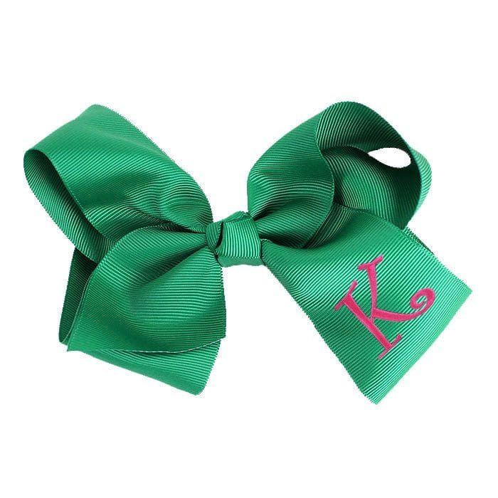12 Pack Monogrammable Hair Bows - MiMi Wholesale