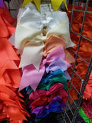 12 Pieces Tail Hair Bow - MiMi Wholesale