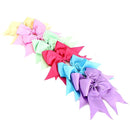 12 Pieces Tail Hair Bow - MiMi Wholesale