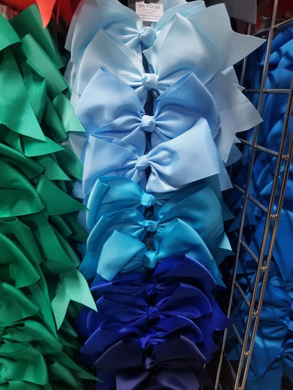 12 Pieces Tail Hair Bow - MiMi Wholesale
