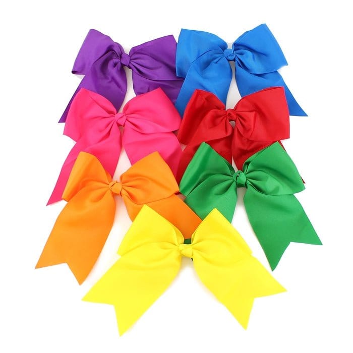 12 Pieces Tail Hair Bow - MiMi Wholesale