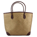 2391L Large Flat Woven Tote/Beach Bag - MiMi Wholesale