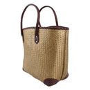 2391L Large Flat Woven Tote/Beach Bag - MiMi Wholesale