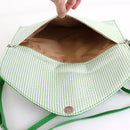 6024(BK) Seersucker Leather Top Envelope Clutch for Monogram - MiMi Wholesale