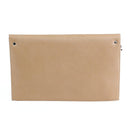6024(BK) Seersucker Leather Top Envelope Clutch for Monogram - MiMi Wholesale