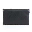 6024(BK) Seersucker Leather Top Envelope Clutch for Monogram - MiMi Wholesale