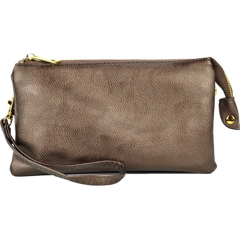 7013 Monogrammable Three Compartments Crossbody Bag - MiMi Wholesale