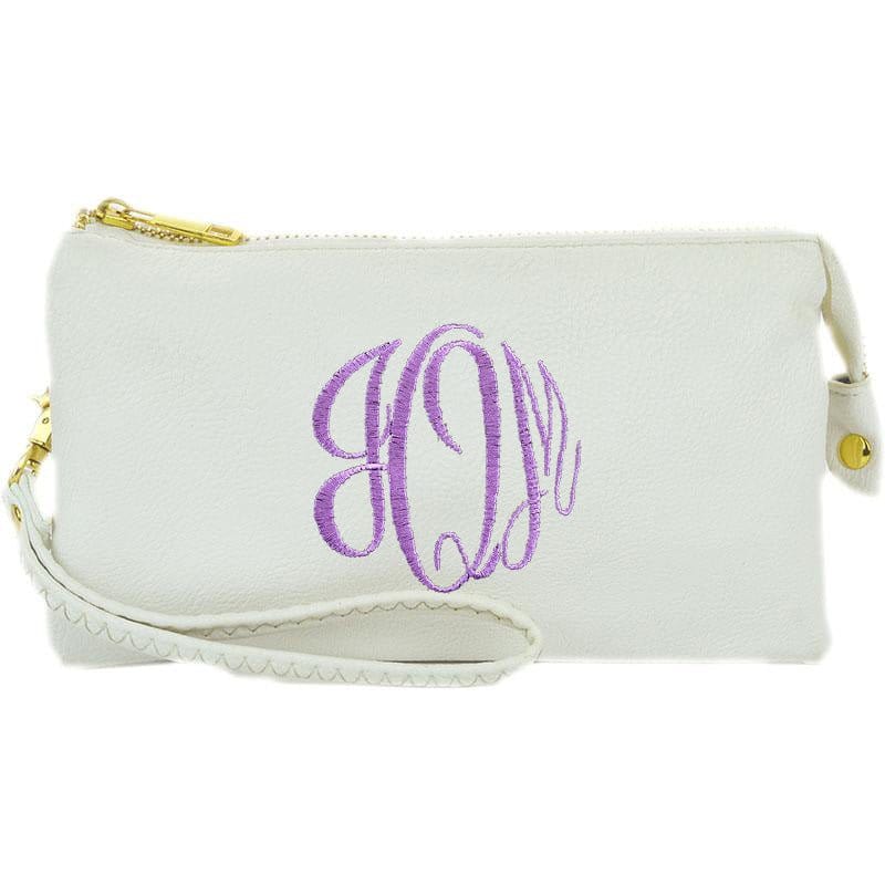 7013 Monogrammable Three Compartments Crossbody Bag - MiMi Wholesale
