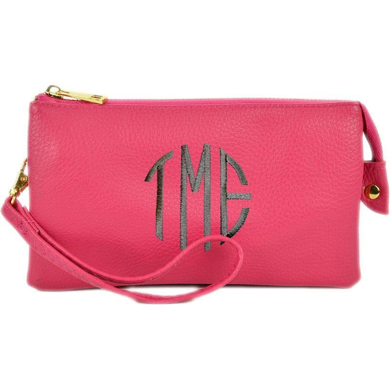 7013 Monogrammable Three Compartments Crossbody Bag - MiMi Wholesale