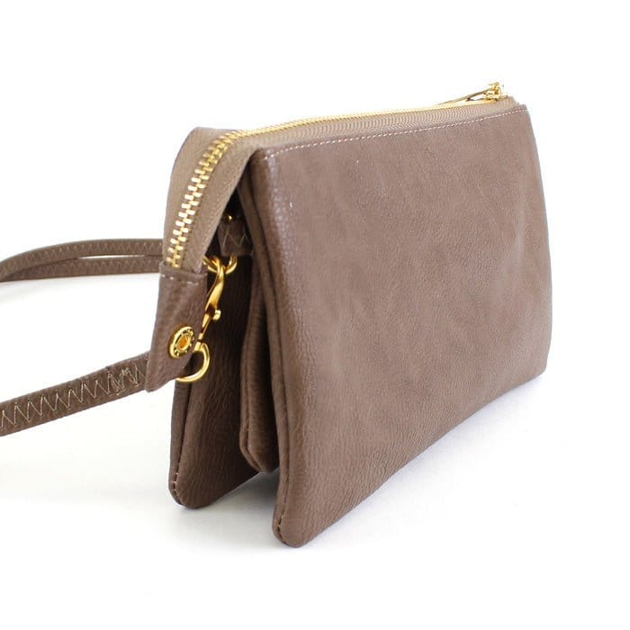 7013 Monogrammable Three Compartments Crossbody Bag - MiMi Wholesale
