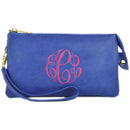 7013 Monogrammable Three Compartments Crossbody Bag - MiMi Wholesale