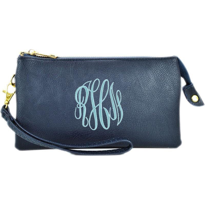 7013 Monogrammable Three Compartments Crossbody Bag - MiMi Wholesale