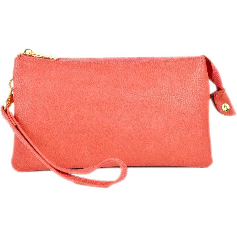 7013 Monogrammable Three Compartments Crossbody Bag - MiMi Wholesale