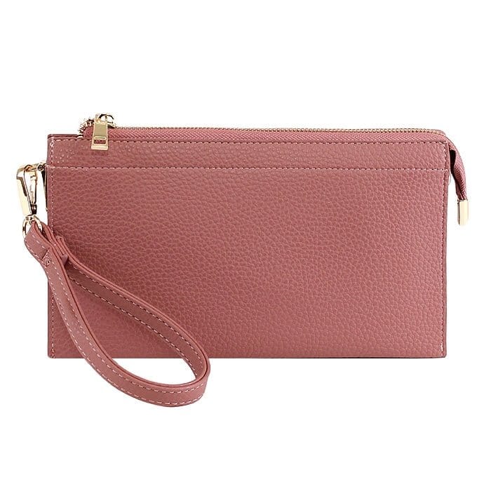 7070 Jaylene Three Compartments Crossbody Bag - MiMi Wholesale