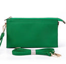 7070 Jaylene Three Compartments Crossbody Bag - MiMi Wholesale