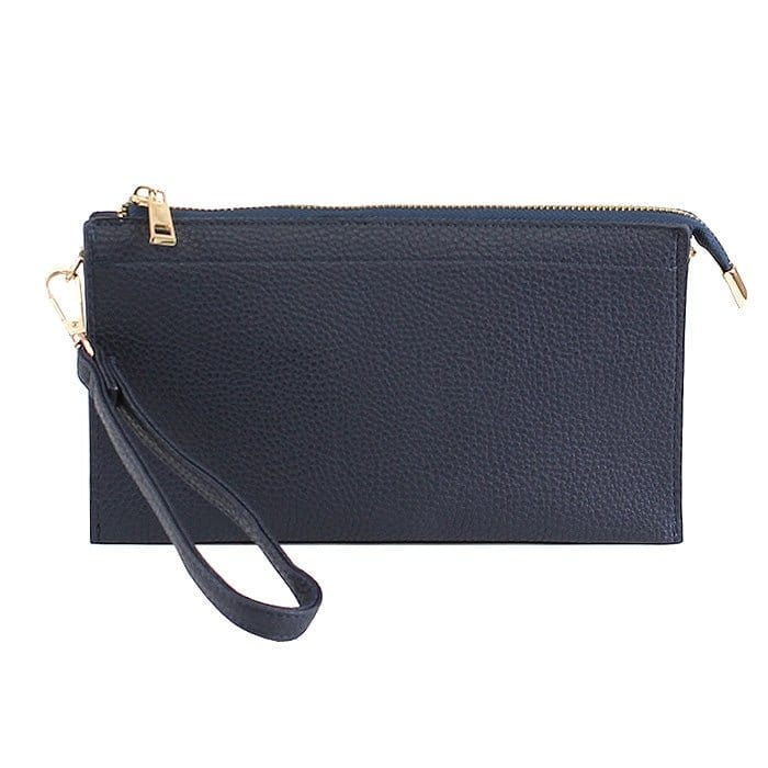 7070 Jaylene Three Compartments Crossbody Bag - MiMi Wholesale