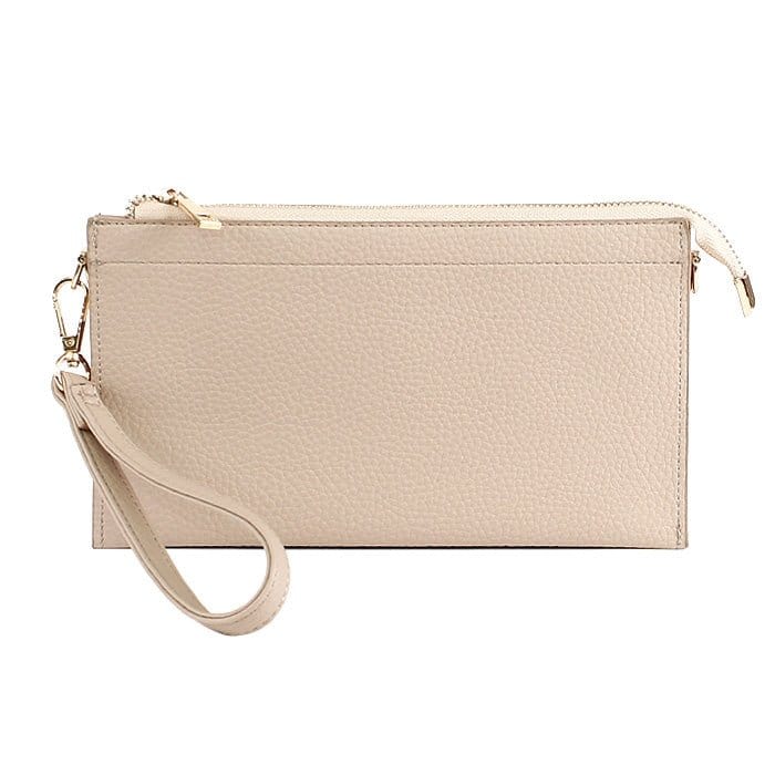 7070 Jaylene Three Compartments Crossbody Bag - MiMi Wholesale