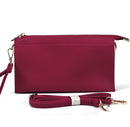 7070 Jaylene Three Compartments Crossbody Bag - MiMi Wholesale
