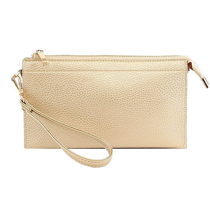 7070 Jaylene Three Compartments Crossbody Bag - MiMi Wholesale