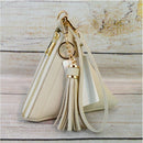 7092 Pyramid Wristlet w/ Tassel Keychain - MiMi Wholesale