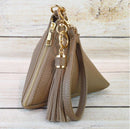 7092 Pyramid Wristlet w/ Tassel Keychain - MiMi Wholesale