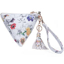 7092 Pyramid Wristlet w/ Tassel Keychain - MiMi Wholesale