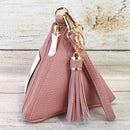 7092 Pyramid Wristlet w/ Tassel Keychain - MiMi Wholesale