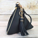 7092 Pyramid Wristlet w/ Tassel Keychain - MiMi Wholesale