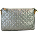 8627 Monogrammable Quilted Zipper Pouch Wristlet Fashion Clutch/Crossbody - MiMi Wholesale