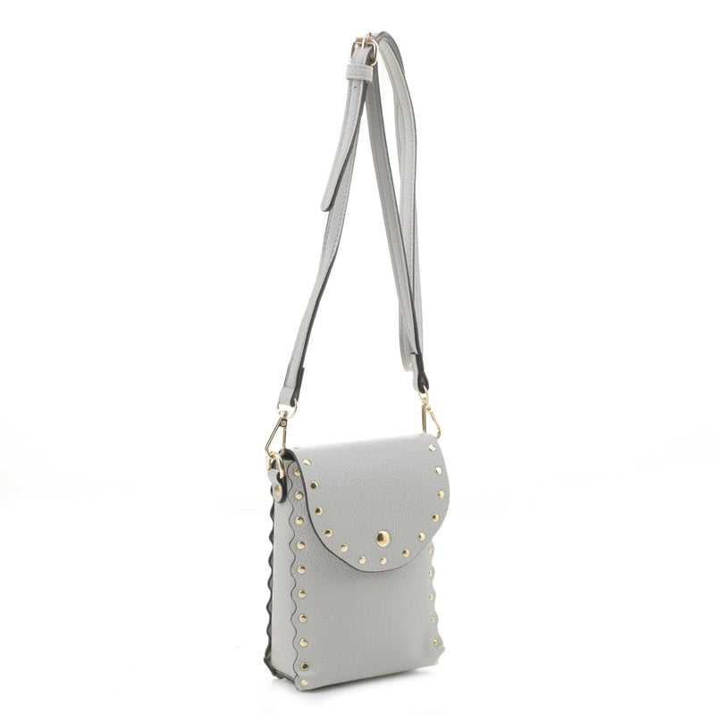 87411 Jaime Studded Mini Crossbody - MiMi Wholesale