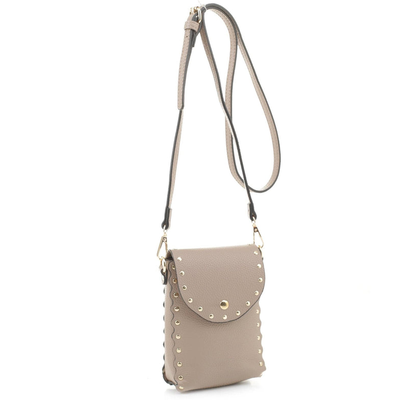 87411 Jaime Studded Mini Crossbody - MiMi Wholesale