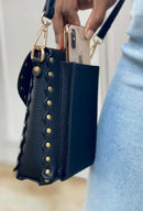 87411 Jaime Studded Mini Crossbody - MiMi Wholesale