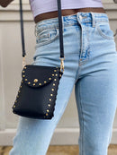 87411 Jaime Studded Mini Crossbody - MiMi Wholesale