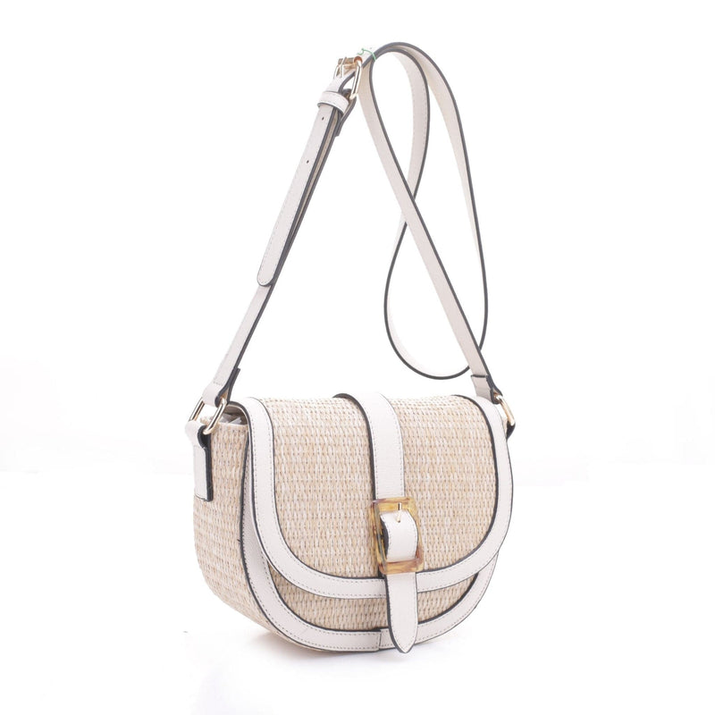 93128 Carmen Woven Straw Crossbody - MiMi Wholesale