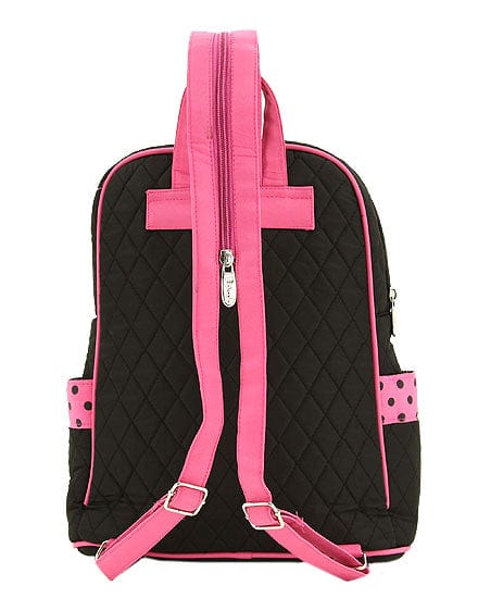 QSD2746 Quilted Solid Large Zippered Backpack