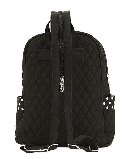 QSD2746 Quilted Solid Large Zippered Backpack