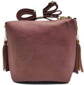 A8008 Crossbody Bag w/ 2 Side Tassel Zippers - MiMi Wholesale