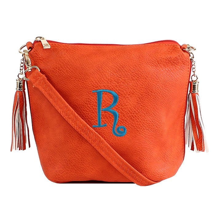 A8008 Crossbody Bag w/ 2 Side Tassel Zippers - MiMi Wholesale