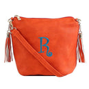 A8008 Crossbody Bag w/ 2 Side Tassel Zippers - MiMi Wholesale
