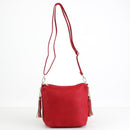 A8008 Crossbody Bag w/ 2 Side Tassel Zippers - MiMi Wholesale