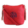 A8008 Crossbody Bag w/ 2 Side Tassel Zippers - MiMi Wholesale