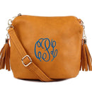 A8008 Crossbody Bag w/ 2 Side Tassel Zippers - MiMi Wholesale