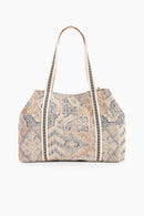 AB21-370 Hand Beaded Don't Hide Your Heart Tote - MiMi Wholesale