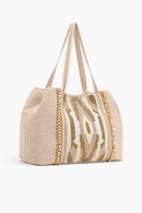 AB21-372 AB22-638 Hand Beaded Wild Nights Tote - MiMi Wholesale