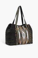 AB21-372 AB22-638 Hand Beaded Wild Nights Tote - MiMi Wholesale