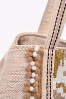 AB21-372 AB22-638 Hand Beaded Wild Nights Tote - MiMi Wholesale