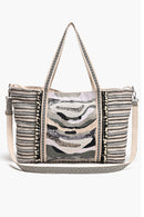 AB23-723 Metallic Sands Tote - MiMi Wholesale